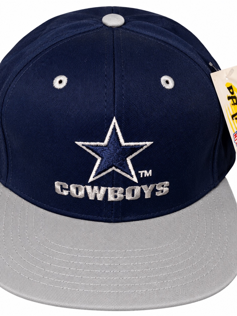 Vintage Dallas Cowboys NFL Pro Line Snapback Hat Navy Gray Green Underbrim NWT